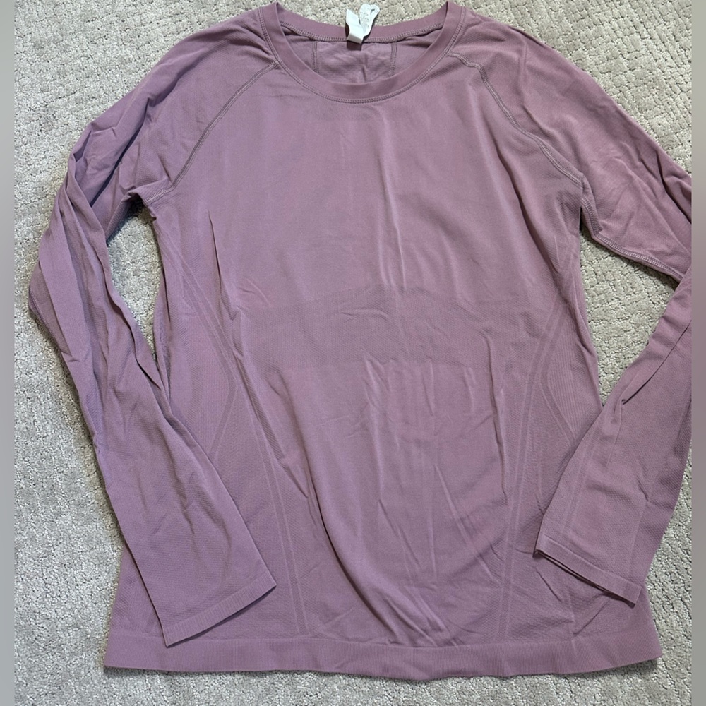 Athleta Momentum Seamless Long Sleeve Top